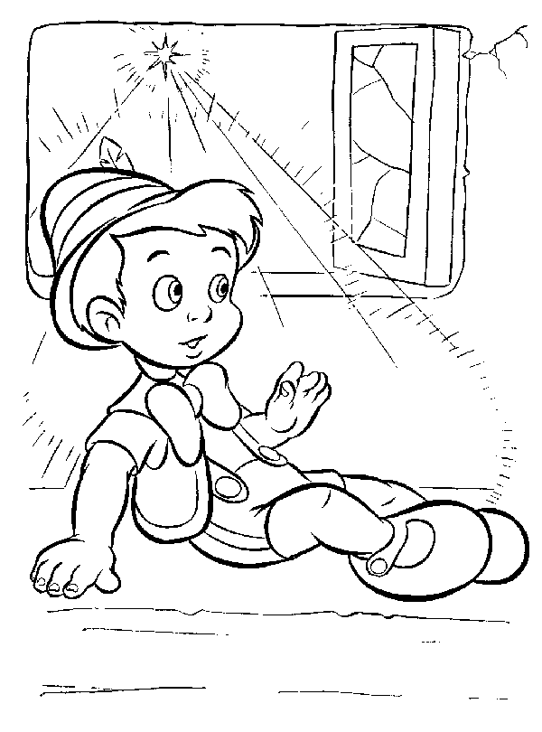 Coloriage 20 Pinocchio