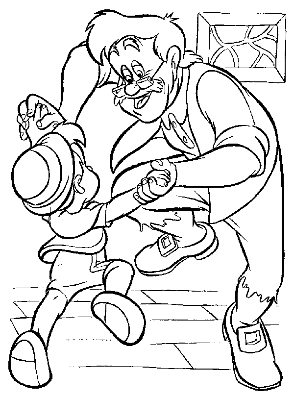 Coloriage 21 Pinocchio