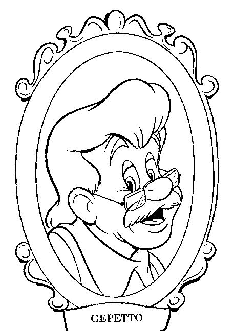 Coloriage 8 Pinocchio