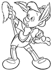 Coloriage Pinocchio 17