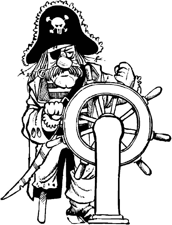 Coloriage 2 Pirates