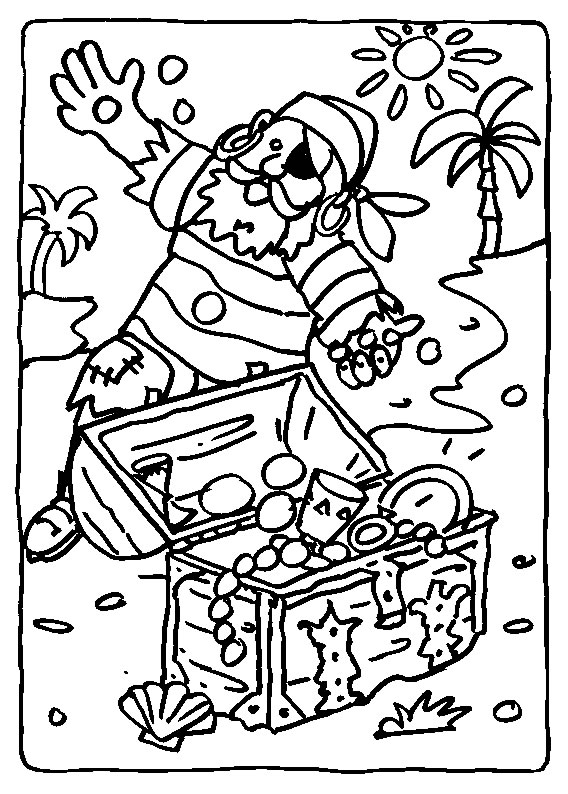 Coloriage 25 Pirates