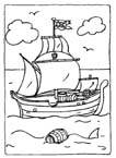 Coloriage Pirates 9