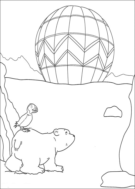 Coloriage 9 Plumes ours polaire