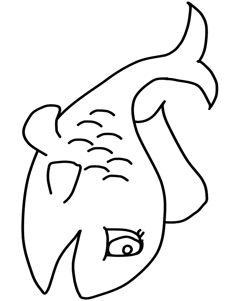 Coloriage 122 Poissons