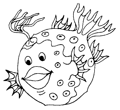 Coloriage 26 Poissons