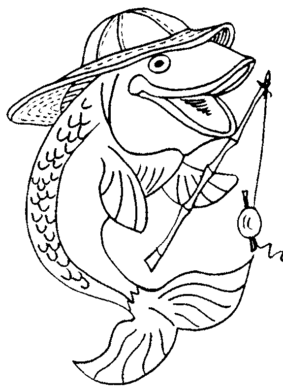 Coloriage 28 Poissons