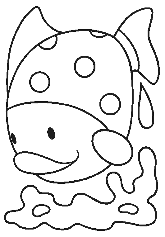 Coloriage 33 Poissons