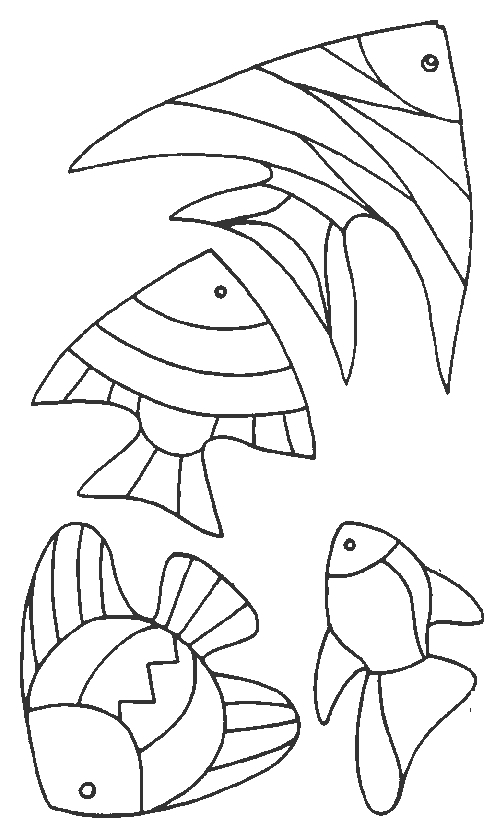 Coloriage 43 Poissons