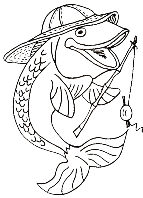 Coloriage 55 Poissons