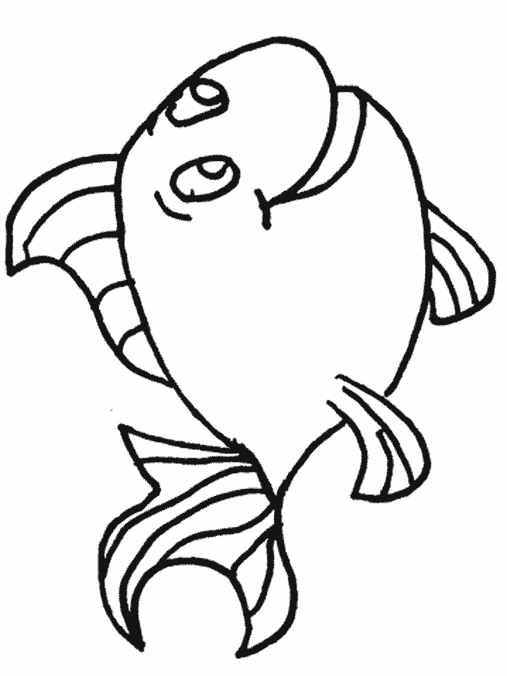 Coloriage 61 Poissons