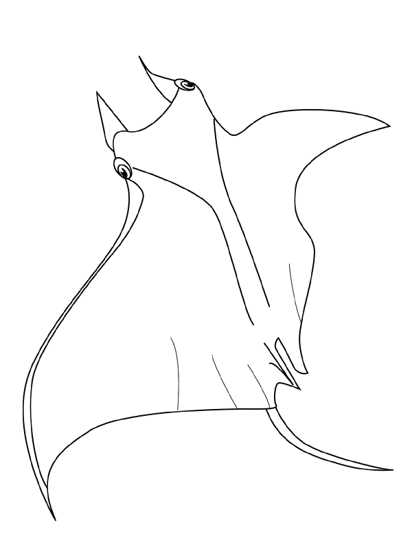 Coloriage 74 Poissons