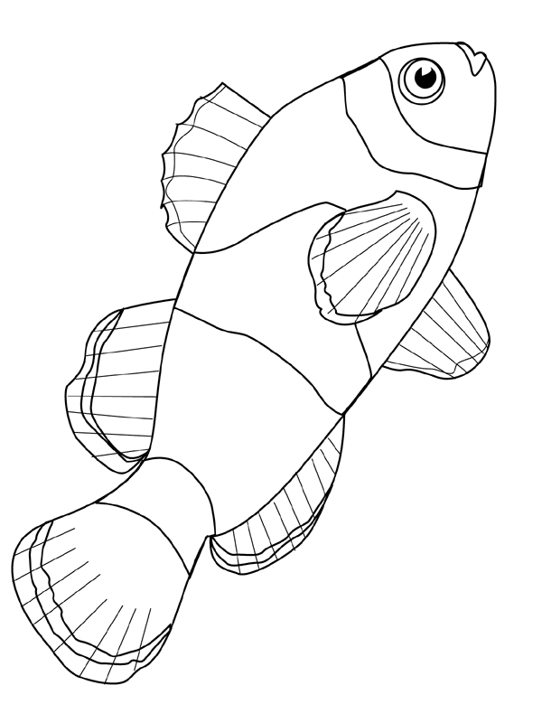 Coloriage 87 Poissons