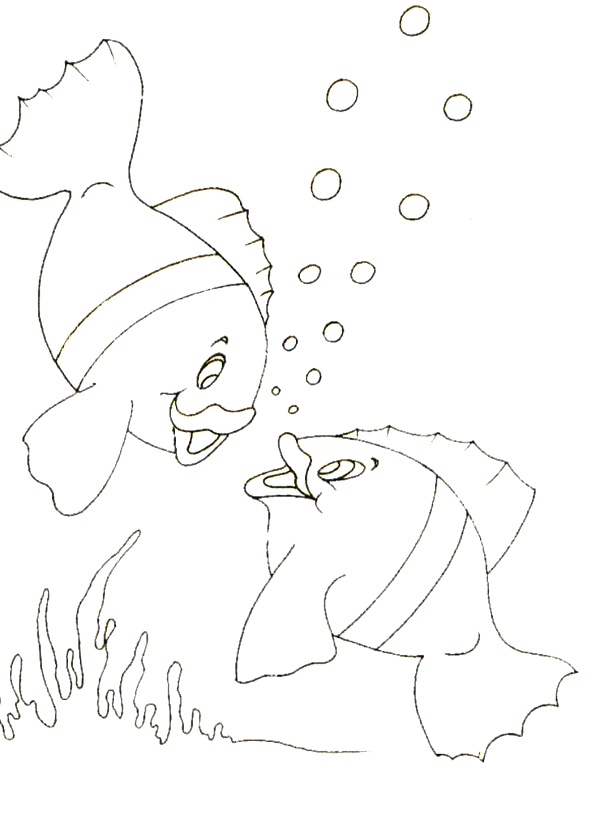 Coloriage 88 Poissons