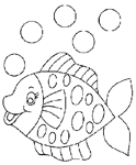 Coloriage Poissons 1