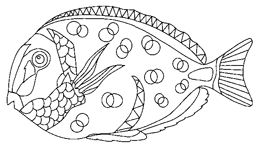 Coloriage Poissons 18