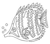 Coloriage Poissons 19