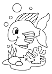 Coloriage Poissons 32