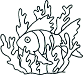 Coloriage Poissons 45