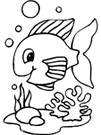 Coloriage Poissons 98