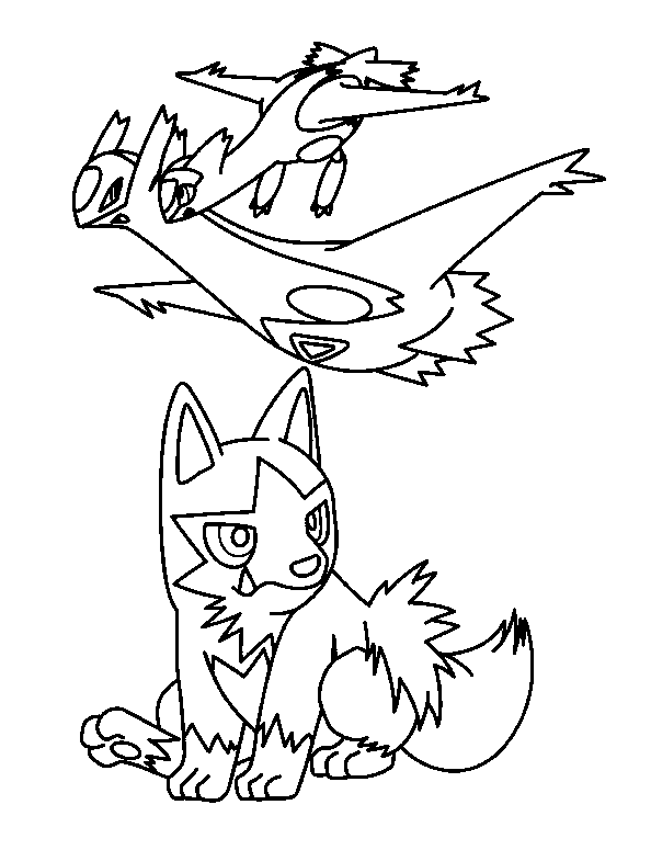 Coloriage 136 Pokemon