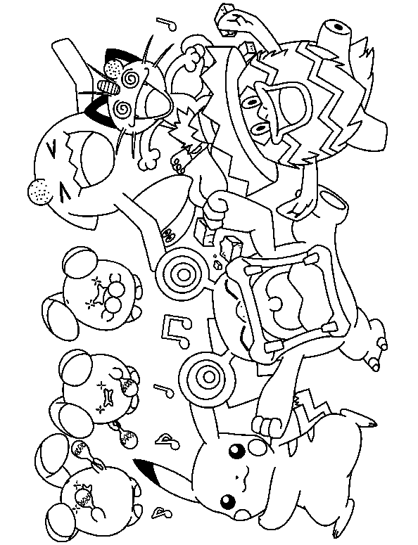 Coloriage 150 Pokemon