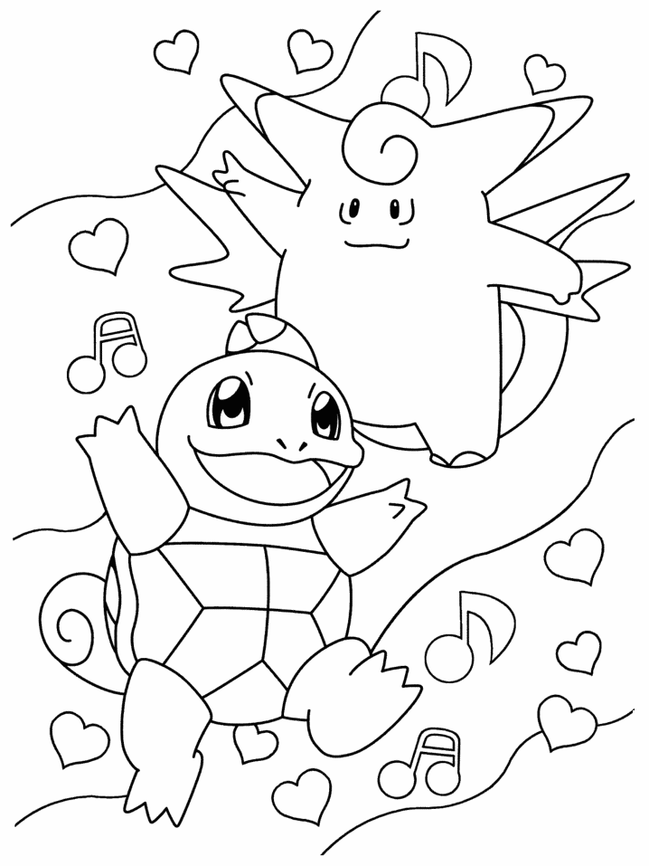 Coloriage 9 Pokemon