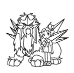 Coloriage Pokemon 197