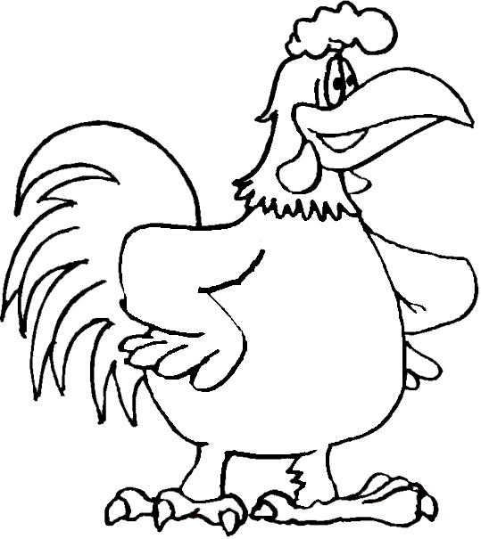 Coloriage 10 Poules