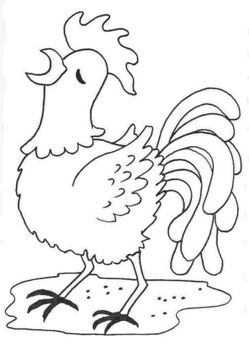 Coloriage 7 Poules