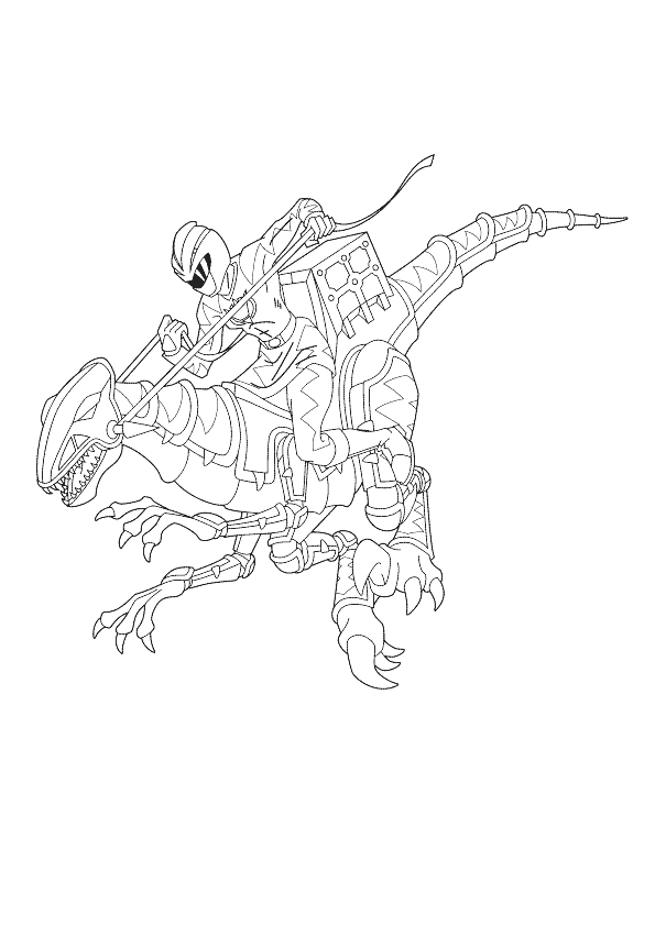 Coloriage Power rangers 14