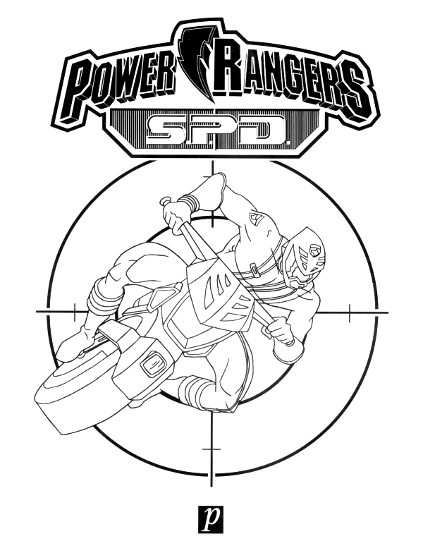 Coloriage 19 Power rangers