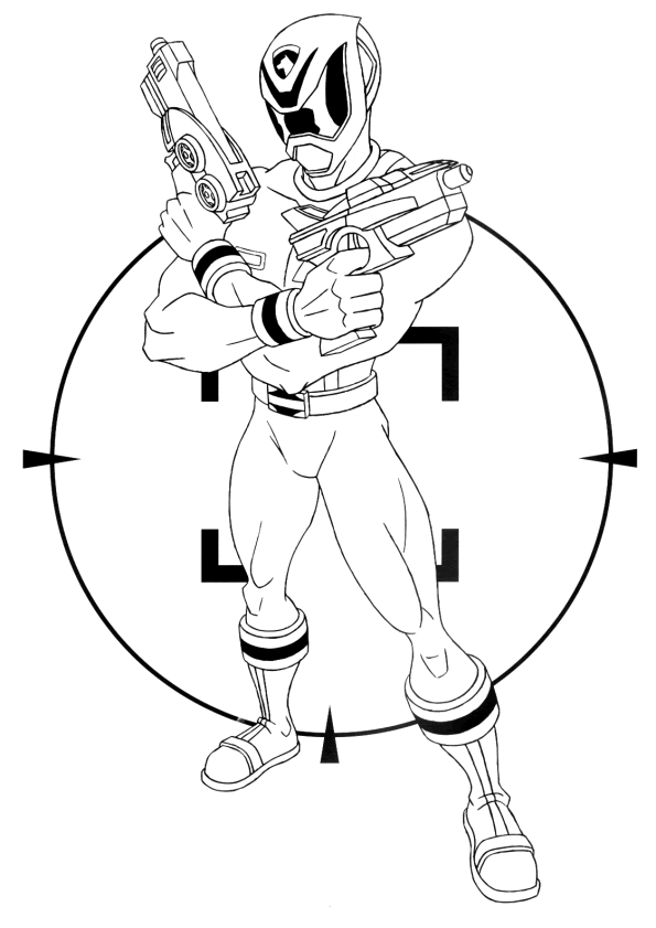 Coloriage 26 Power rangers