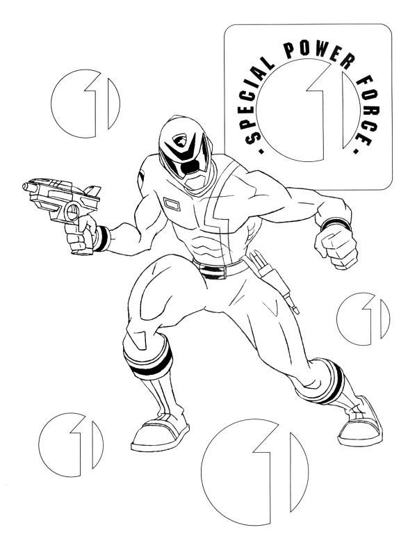 Coloriage 31 Power rangers