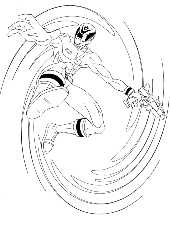 Coloriage 44 Power rangers