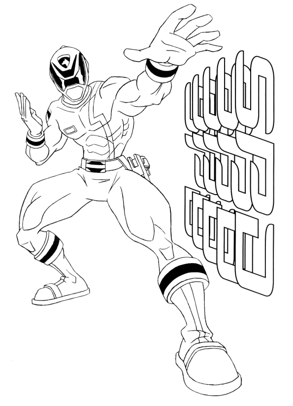 Coloriage 49 Power rangers