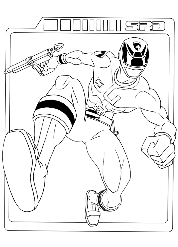 Coloriage 51 Power rangers