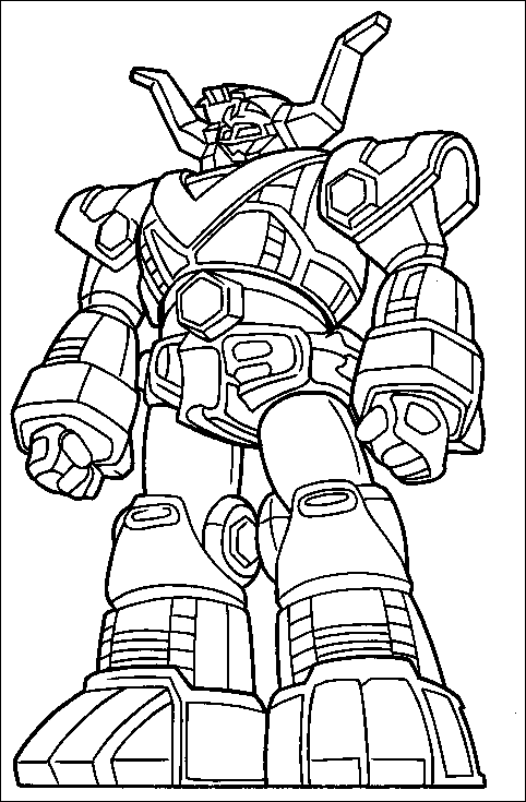 Coloriage 67 Power rangers