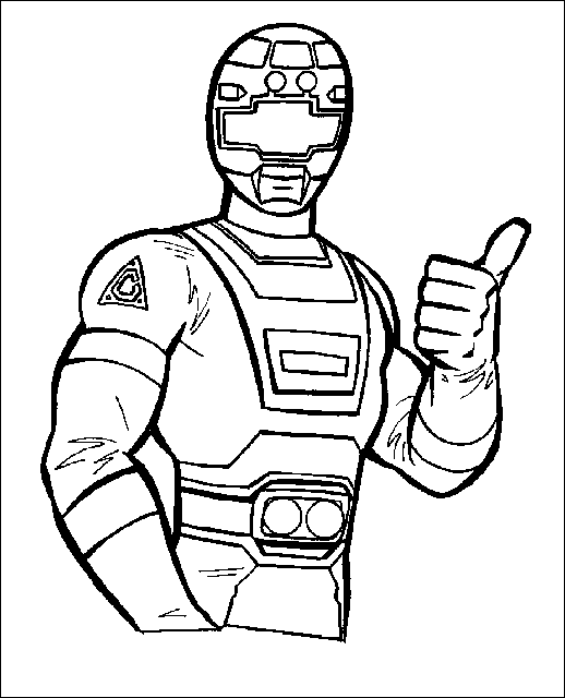 Coloriage 71 Power rangers