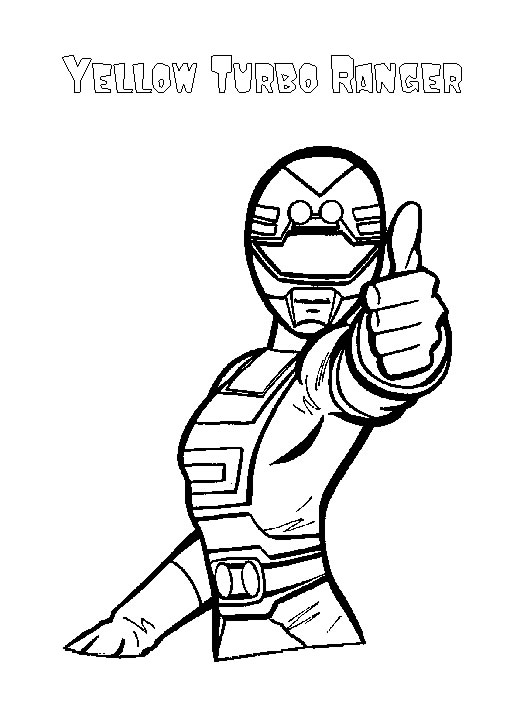 Coloriage 76 Power rangers