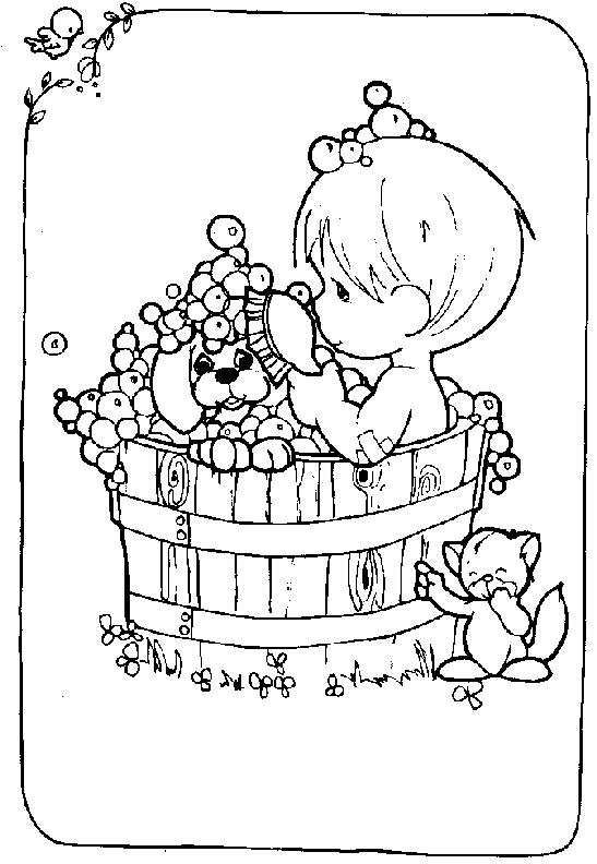 Coloriage 10 Precious moments