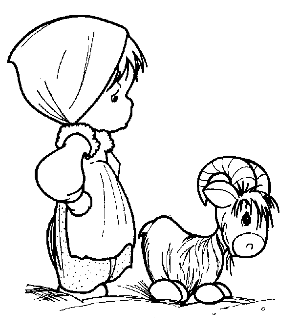 Coloriage 13 Precious moments