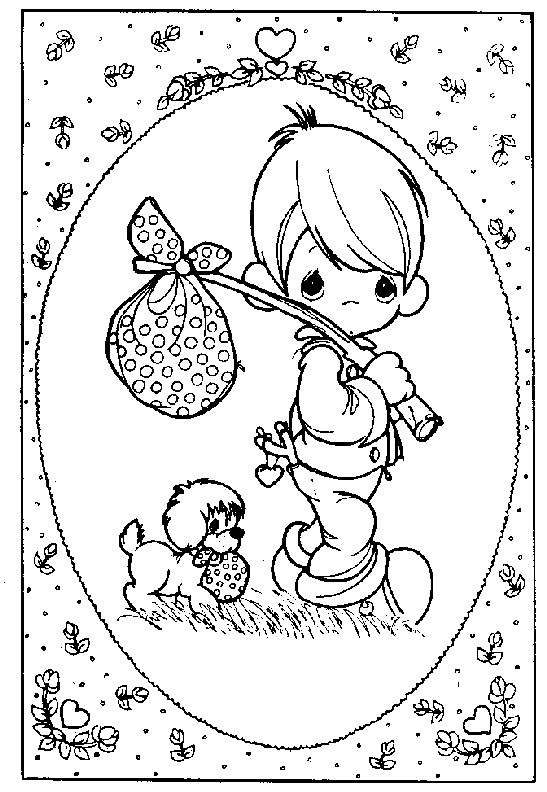 Coloriage 17 Precious moments