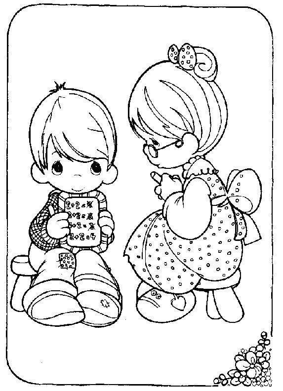 Coloriage 19 Precious moments