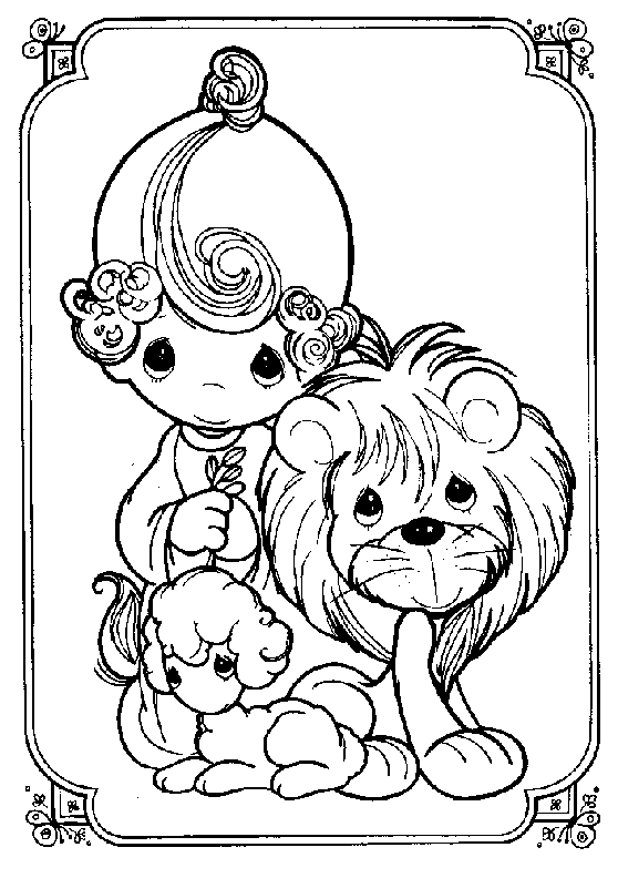 Coloriage 21 Precious moments