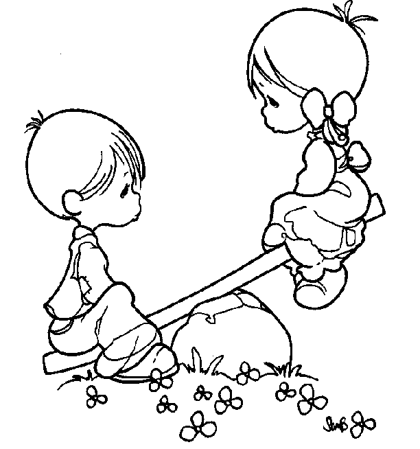 Coloriage 23 Precious moments