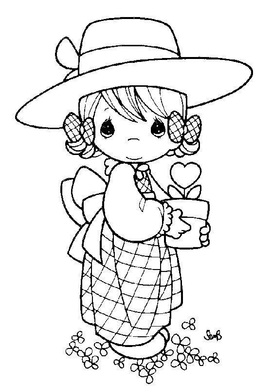 Coloriage 30 Precious moments