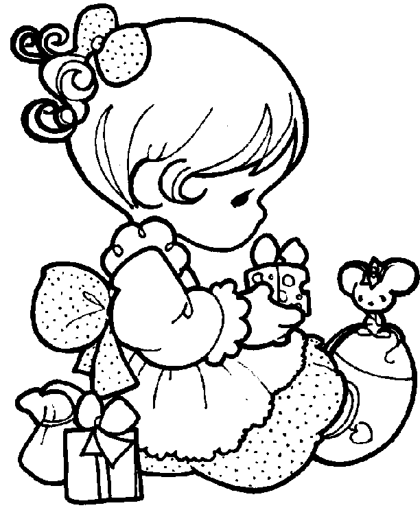 Coloriage 5 Precious moments