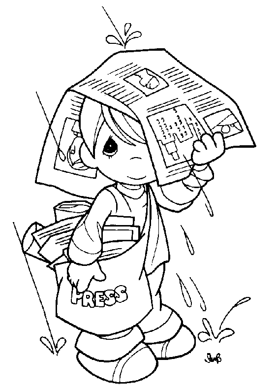 Coloriage 54 Precious moments