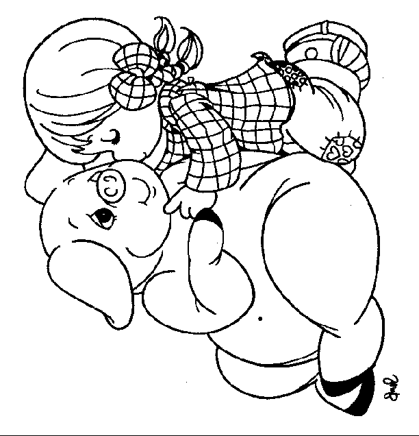 Coloriage 55 Precious moments